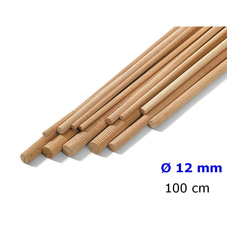 asta spina legno zigrinata cm 100 x 12 mm venduto da ragstore.it
