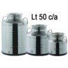 BIDONE OLIO INOX 4F LT 50 C/A SALDATO