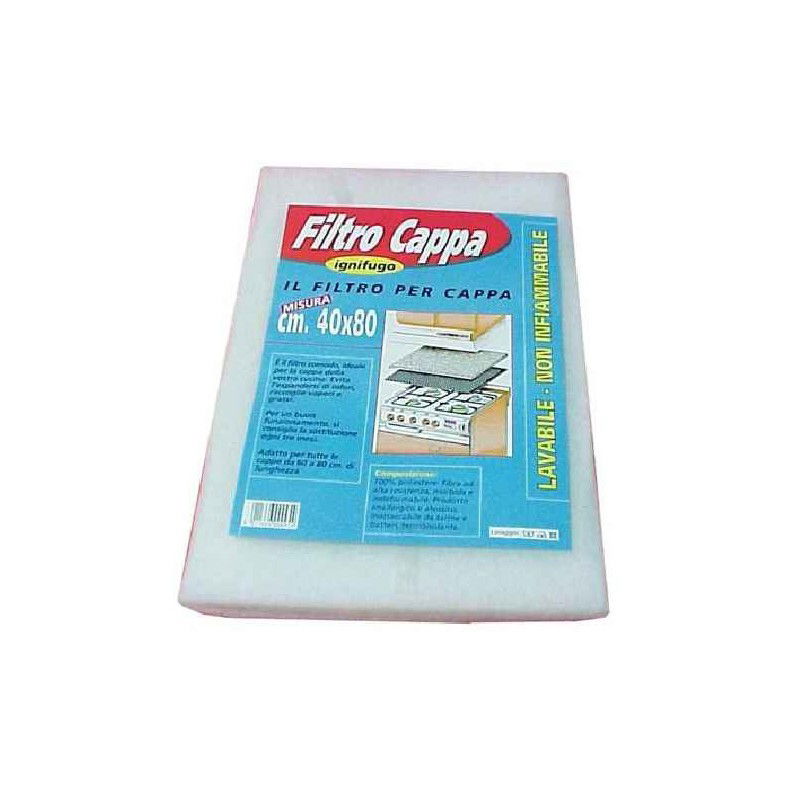 filtro cappa cm 40x80 venduto da ragstore.it
